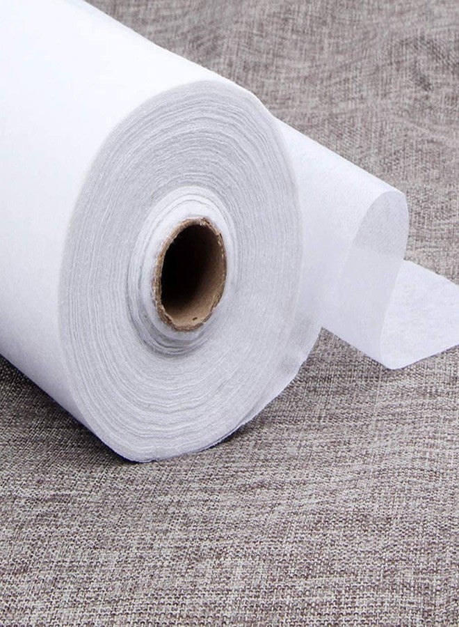 Jasol Tailoring Interfacing Canvas Paper for Stitching 100% Cotton Fusible Buckram (6 Meter), White